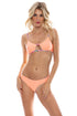 Luli Fama Water Blossoms Wavy Ruched Back Bottom